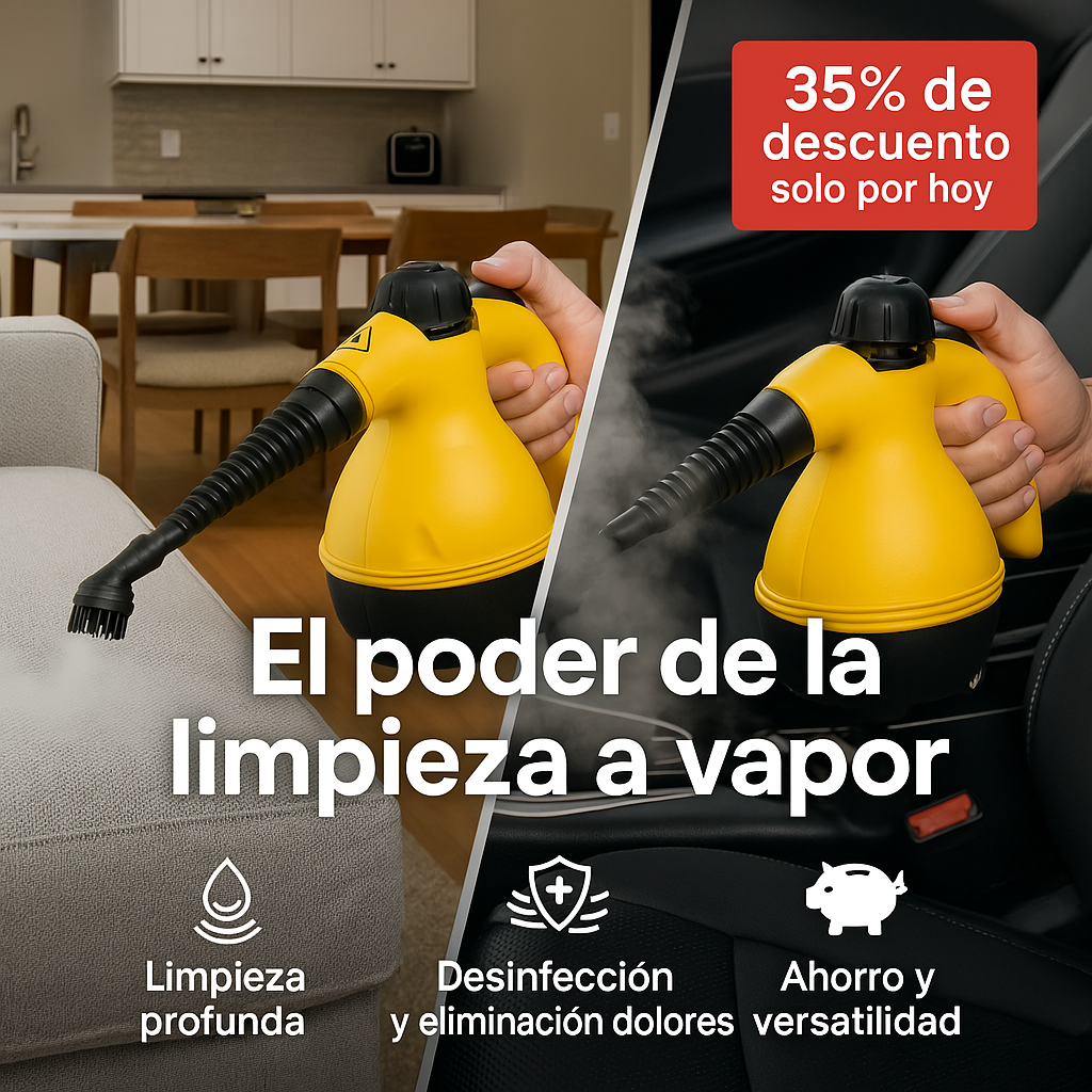 VaporMax - Limpiador a Vapor Multifuncional