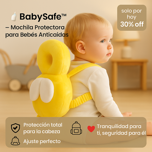 🍼 BabySafe™ – Mochila Protectora para Bebés Anticaídas