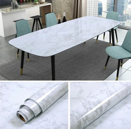 SOLO POR HOY 50% OFF:  MarmoStyle™ - Transforma Tu Cocina ADHESIVO 60X3M