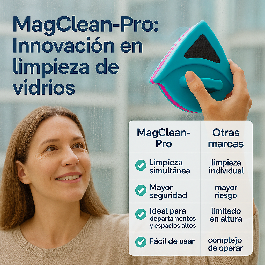 MagClean-Pro Limpiador de vidrio magnetico