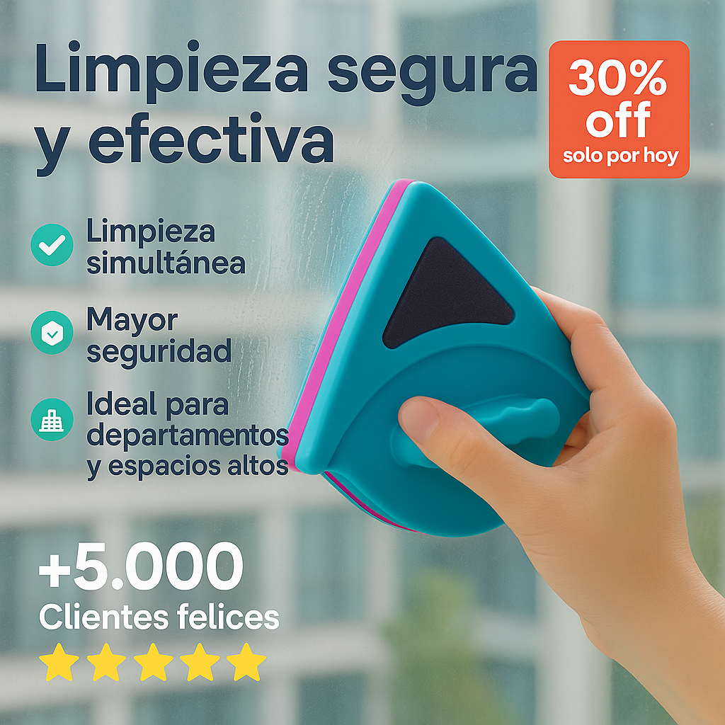 MagClean-Pro Limpiador de vidrio magnetico