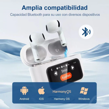 AudiPro - Audifonos Pro Bluetooth Pantalla Tactil