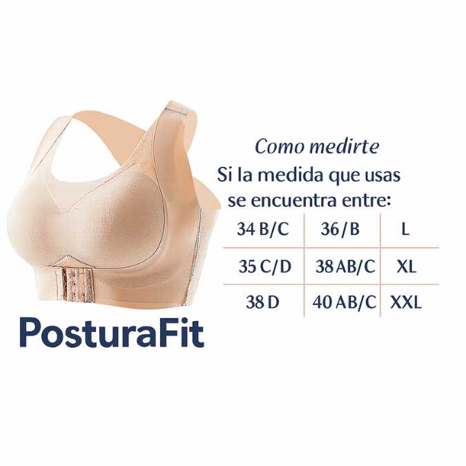 PosturaFit™ – Sostén Reafirmante y Corrector de Espalda
