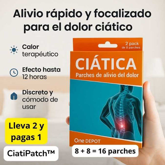 CiatiPatch™ Parches Alivio Dolor Ciática 2 x 1