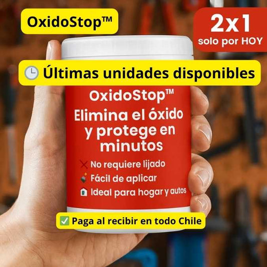 OxidoStop™ – Elimina el óxido y protege en minutos 300g 2x1