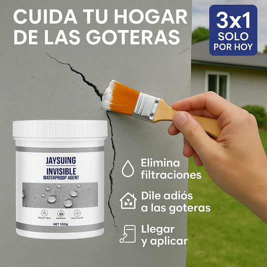 🛠️ Pack 3 – Sellador Impermeable + Brocha de Regalo 300g (solo por hoy te llevas una cinta doble contacto con 70% off)