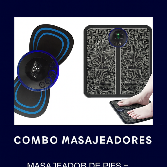 COMBO MASAJEADORES: CORPORAL + PIES.
