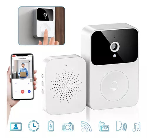 TimPro - Timbre Inalámbrico Exterior Camara Wifi